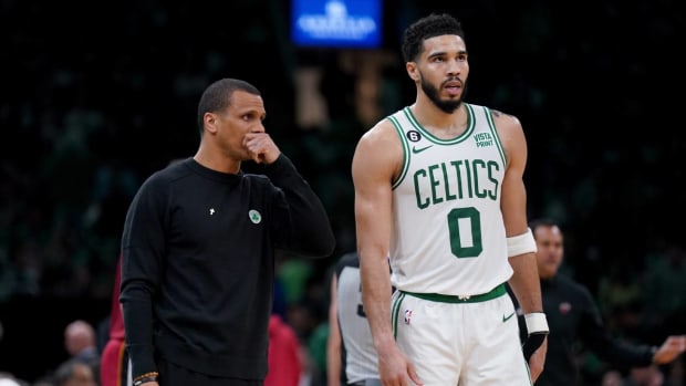 Celtics' Joe Mazzulla and Jayson Tatum